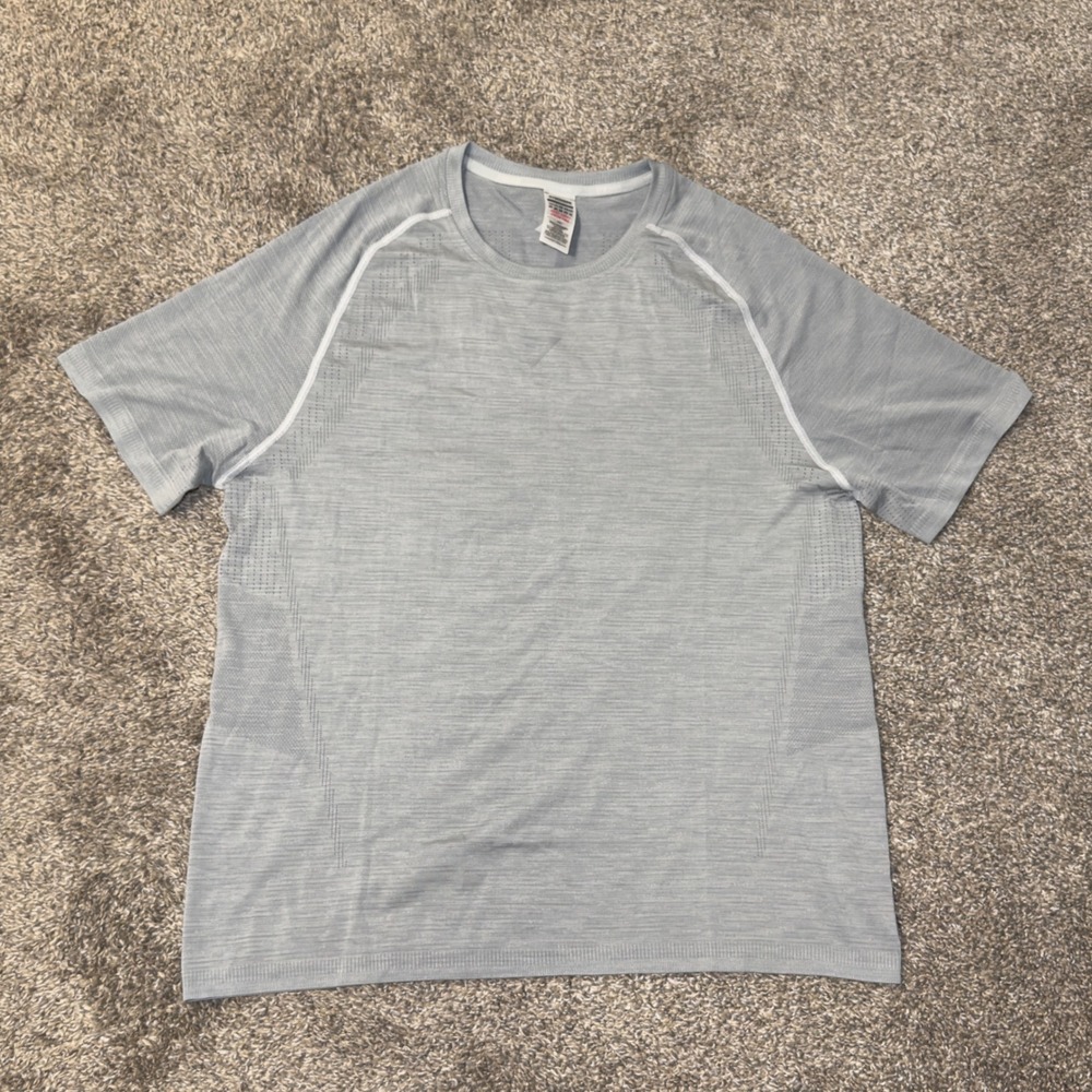 Gymshark Versatile Seamless T-Shirt Mens Large Grey A3B2U Activewear Training